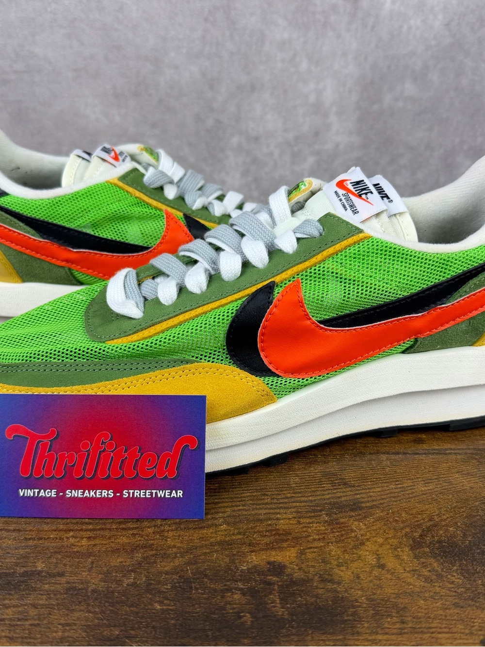 Nike LD Waffle x sacai Green Gusto Size 11 BV0073-300 Men’s Sneakers OG Rare
